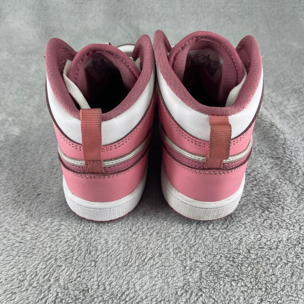 Nike Air Jordan 1 Shoes Kids 3Y Mid Valentines Day Sneakers DQ8424-616 - Picture 4 of 10